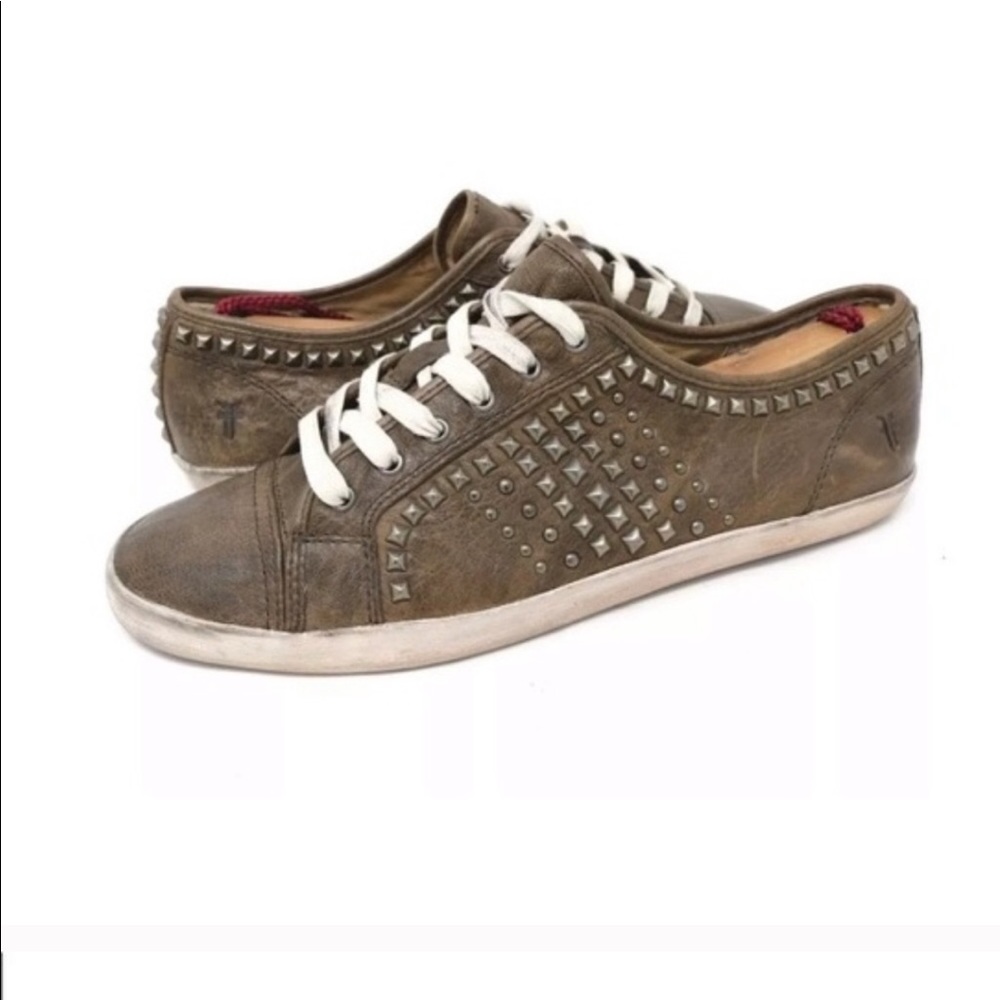 NEW Frye | Kira Biker Low Tops Distressed Sneaker
